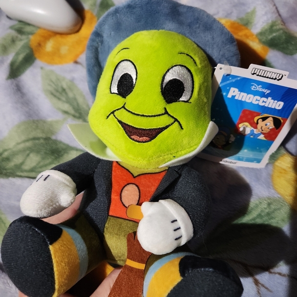 Disney Pinocchio Plush Toy - Green and Blue NWT - Picture 4 of 10